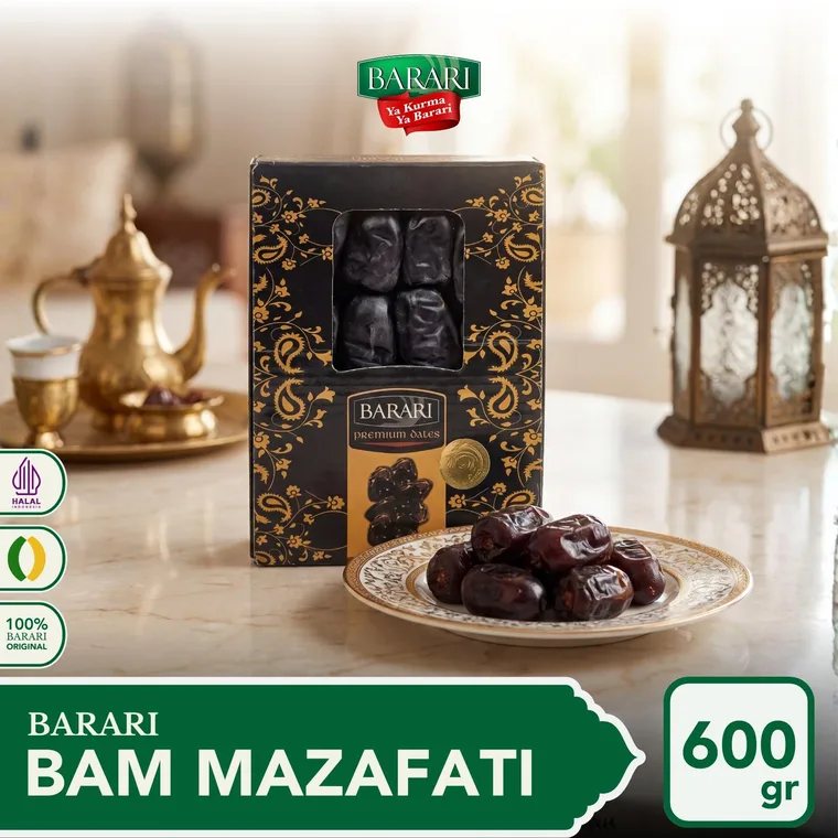 Kemasan eceran Kurma Bam Barari di toko official