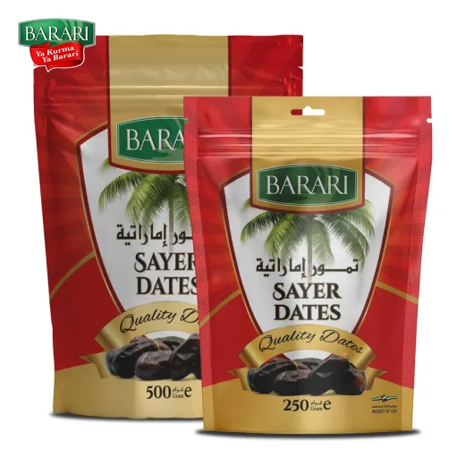Kemasan pouch Kurma Sayer Barari asal Uni Emirat Arab
